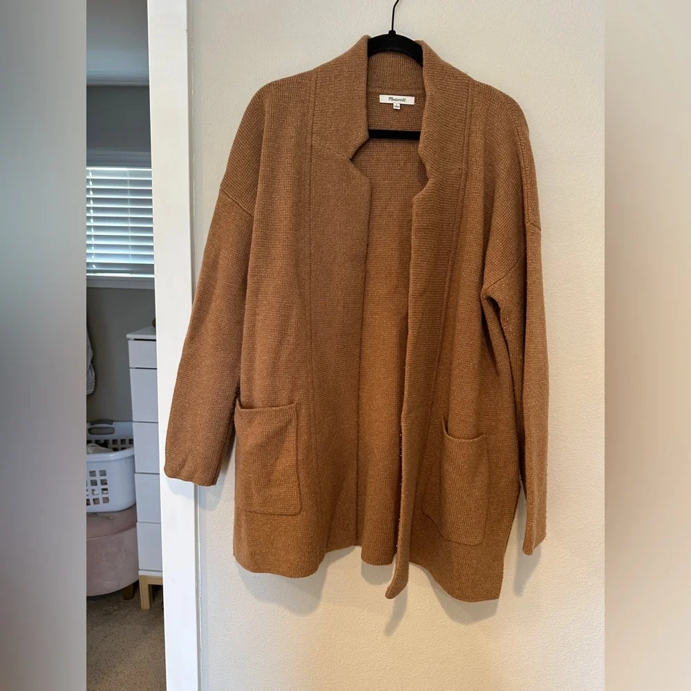 Madewell Tan Knit Jacket - Picture 1 of 6